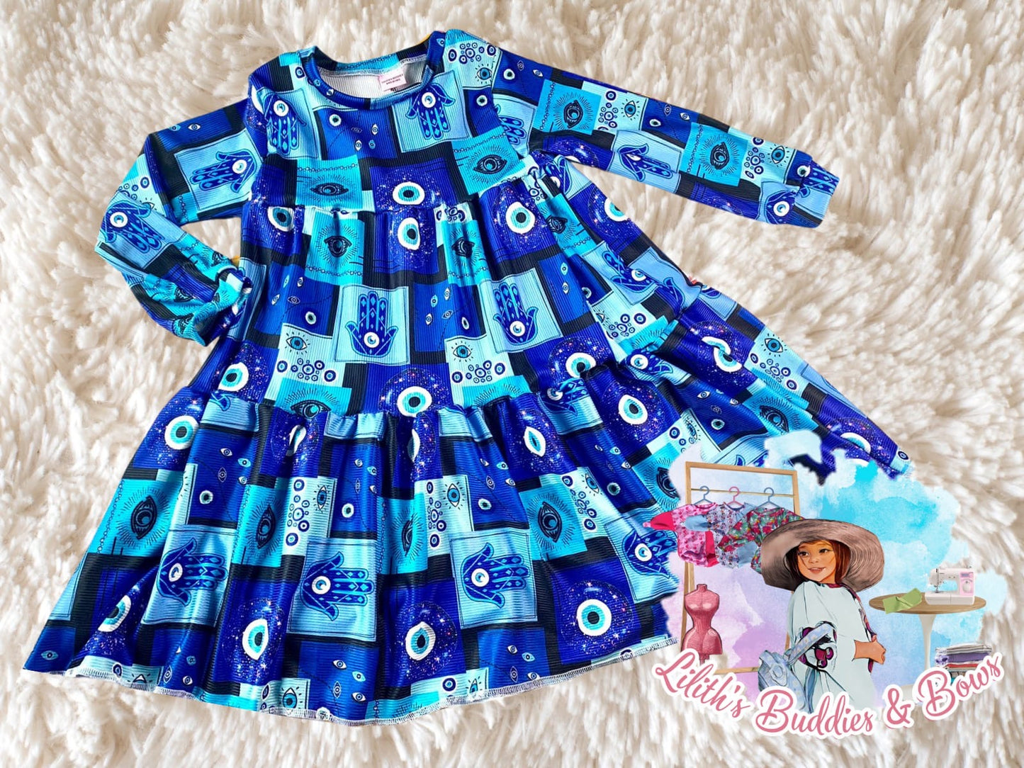 Evil eye Delilah dress